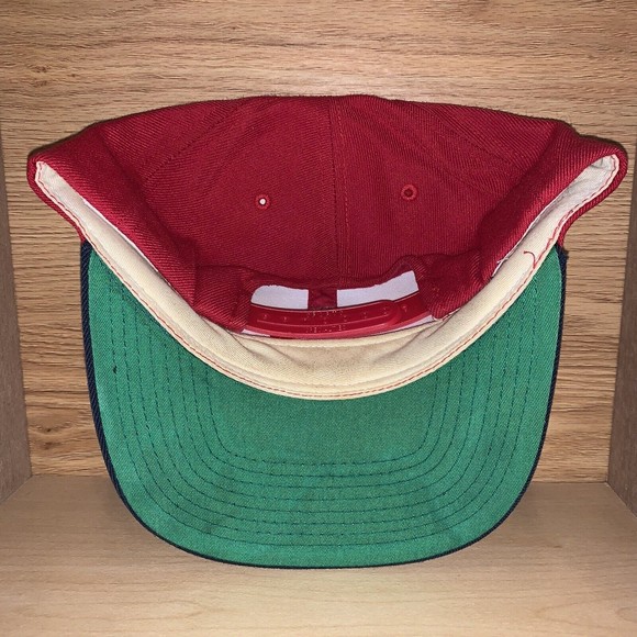 Vintage Boston Red Sox Sports Specialties Plain Logo Snapback Hat 90s Rare MLB - Picture 3 of 7